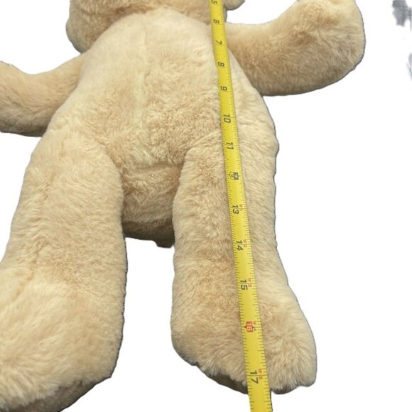 Gitzy Teddy Bear Yellow Yan Sitting Stuffed Plush Animal 17” Inches - Picture 9 of 9